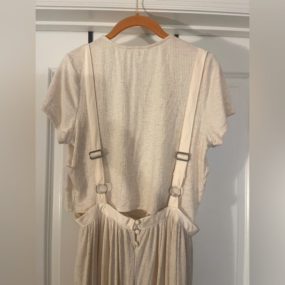 Free People Brookside 2 Piece Overall Set. Size L. NWOT - Picture 12 of 15